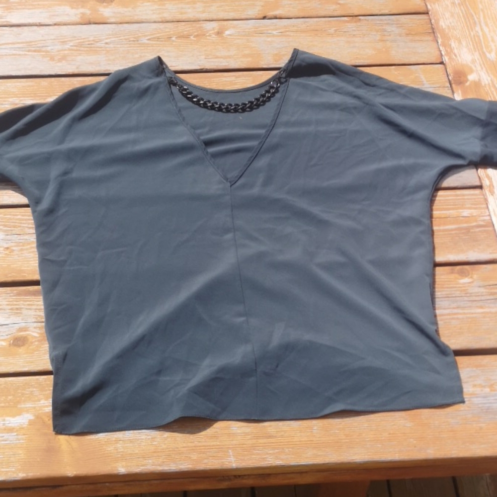 AdL Loose Blouse with Chain Detail